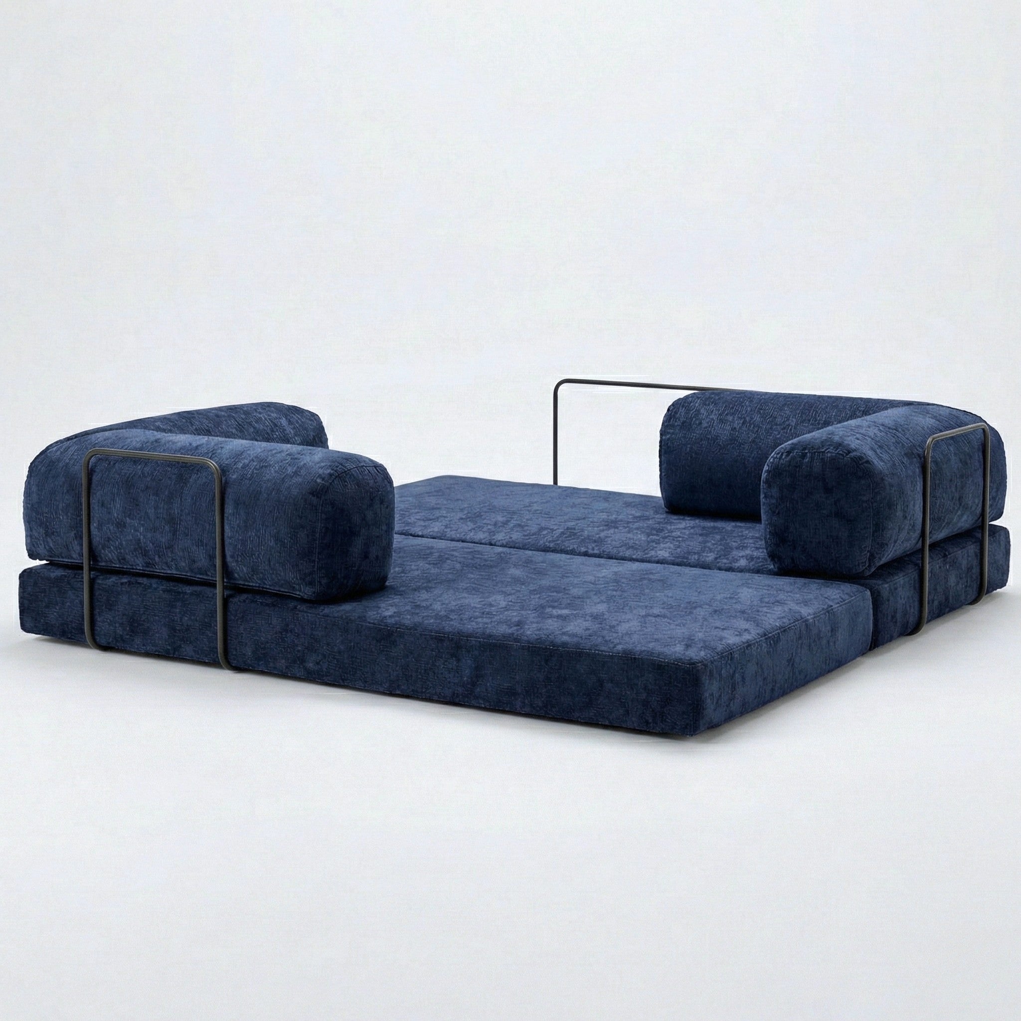 SOFÁ SNOO TECIDO BOUCLE - 100% ESPUMA